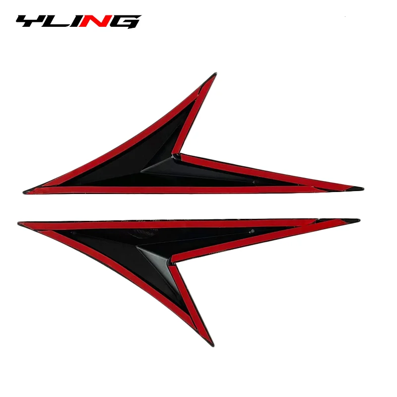 For VW Accessories Goft 4 5 6 7 Gti Car Side Body Fender Door Decor Cover Blade Flank Wing Emblem Badge Auto Tuning Styling car fender emblem badge