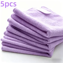 Thickened Microfiber Cleaning Cloths - Lint - Free, Highly Absorbent, Reusable Towels in 5 Vibrant Colors for Kitchen, Home, and Restaurant Use, 37x37cm (Cleaning Cloths)