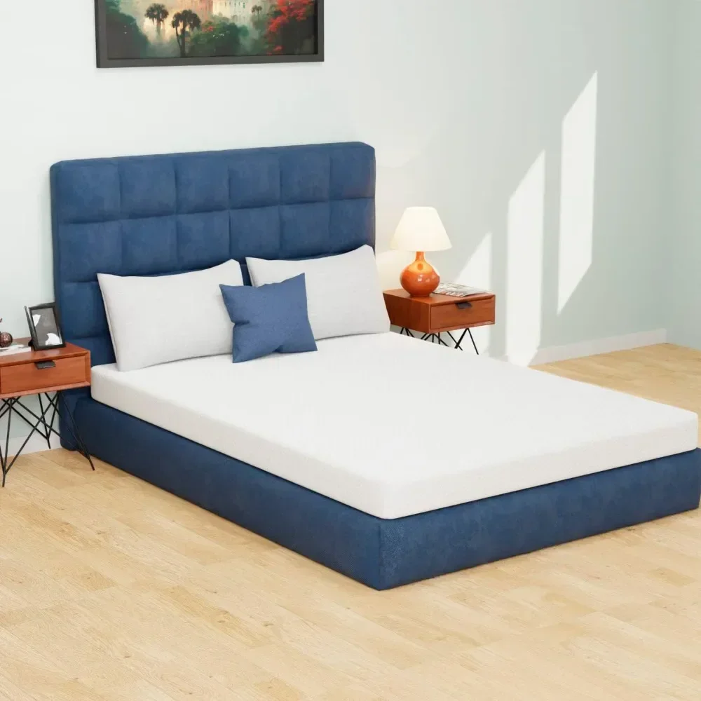 Full Size Bed Mattress, Medium Firm Mattresses Fiberglass Free, Bed-in-a-Box, 5 Inch Green Tea Memory Foam Mattress 2