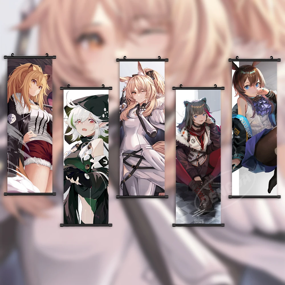 

Wall Art Arknights Canvas Ch'en Pictures Surtr Painting Amiya Print Lappland Poster Siege Hanging Scrolls Tomimi Home Decoration