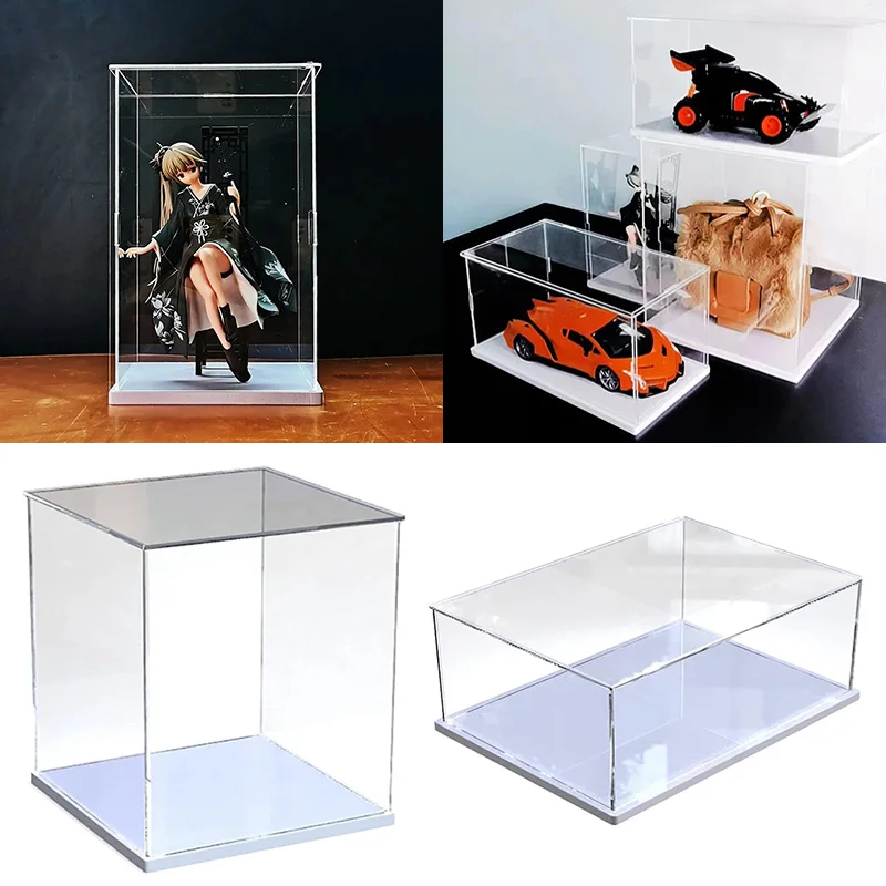 Vitrine en acrylique transparent pour collection,vitrine pour renforcer les  figurines d'action,modèle de - 30x30cm-height 15cm[A]