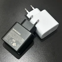 For Samsung 45W Super Fast Charger EU Adapter 1.8M 5A Type C Cable Galaxy S25 S24 S23 Ultra Plus FE Edge Fold FLip 6 5 A55 A36 5