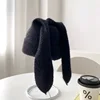 New 1Pc Bunny Hats Beanie Long Ear Warm Hat Crochet Knitted Hat Cute Bunny Hat Rabbit Ears Hats for Women Winter Hats Warm Caps 1