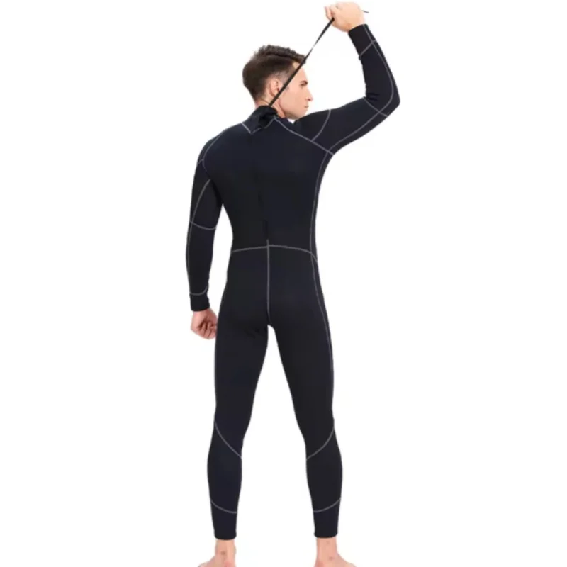 Wetsuit 1.5mm Scuba Diving Suit Men Full Body Neoprene Underwater Hunting Canoeing Surfing Back Zipper Spearfishing 2