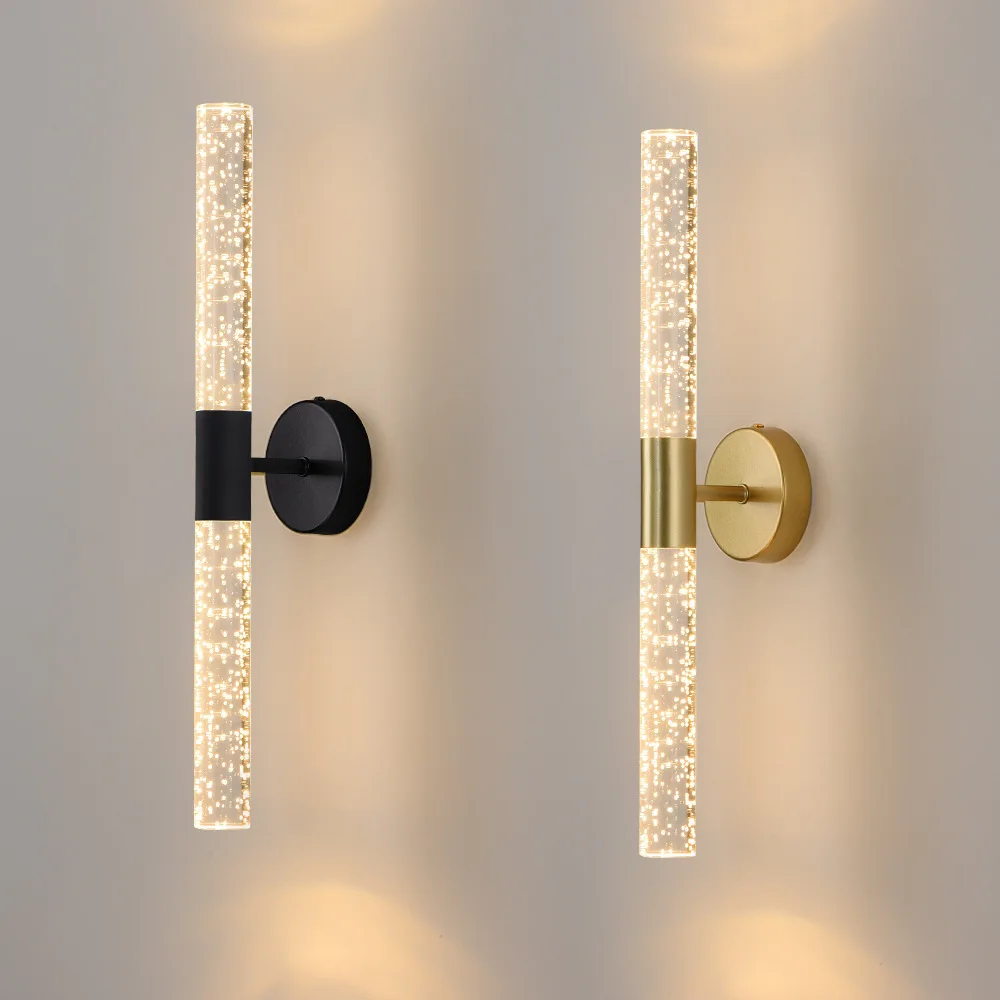 

Modern Long strip Acrylic Bubble Wall lamp Cylindrical Cylinder LED Wall Light Wall Sconce For Living Bedroom Dining room Cafe
