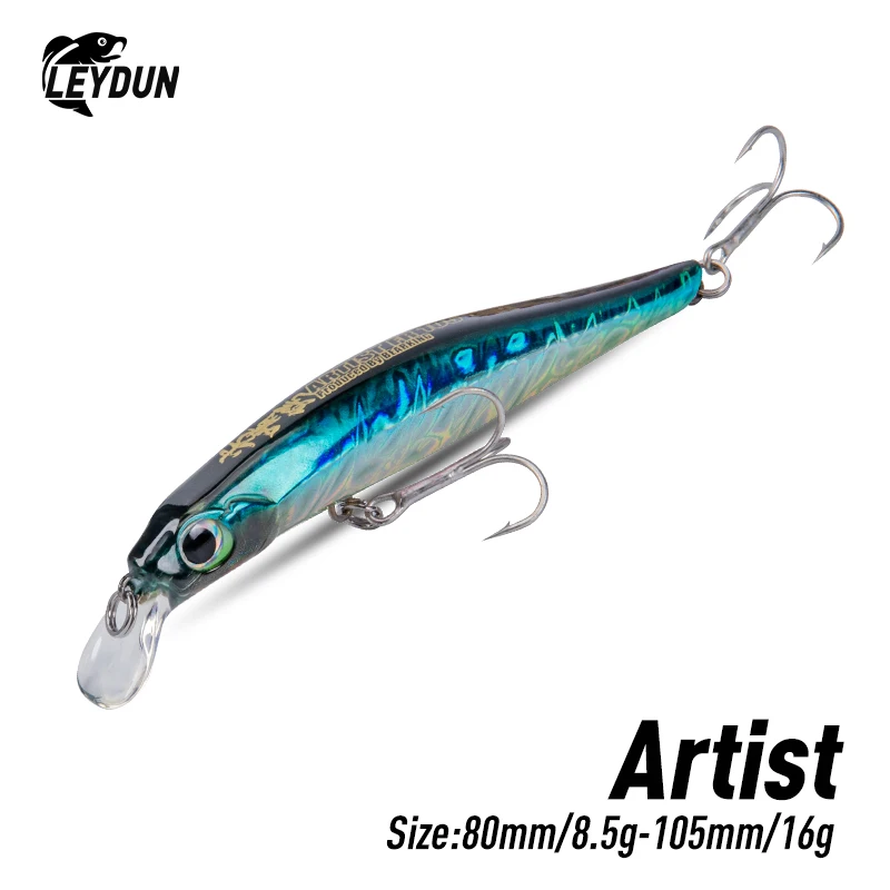 1 pièces coulant méné 145mm 25.5g leurre Wobbler Longue coulée leurre de pêche appât Artificiel for Bar Truite leurre 9119 (Color : F, Size : 145mm 1 pièces coulant méné 145mm 25.5g leurre Wobbler Longue coulée leurre de pêche appât Artificiel for Bar Truite leurre 9119 (Color : F, Size : 145mm