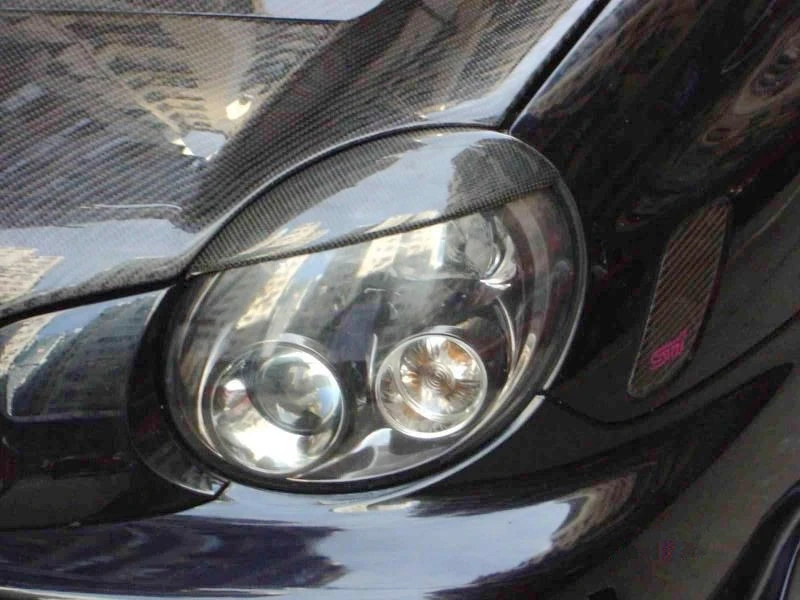 

Fit For Carbon Fiber 2002-2003 Impreza WRX Sti GDA GDB Gen-7 JU Headlights Eyebrows Eyelids