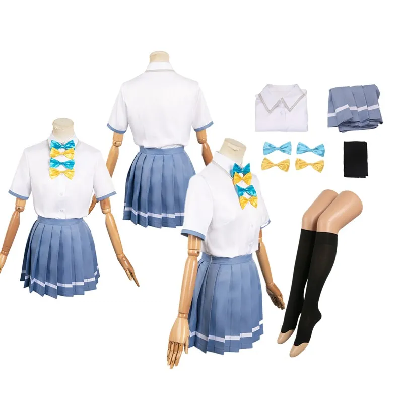 

Yanami Anna Cosplay Costume Anime Losing Heroines Fantasia Women School Uniform Skirt Outfits Halloween Carnival Party Suit