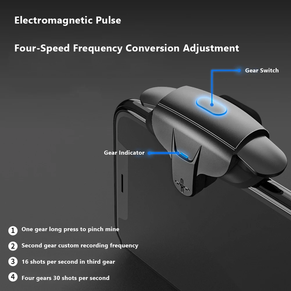 Mobile Gaming Controller with Precision Fire and Aim Trigger for Enhanced Gameplay Experience