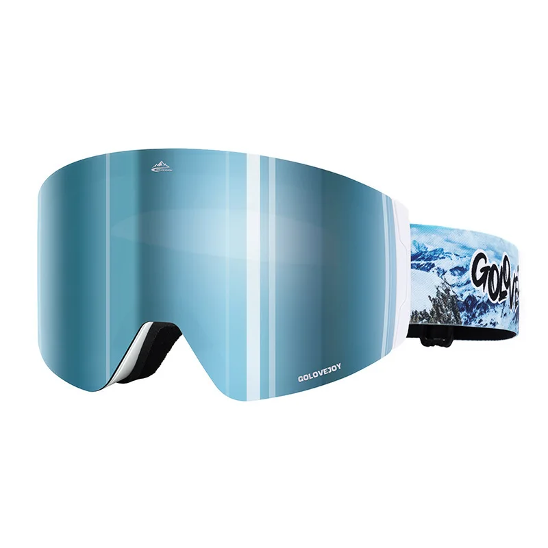 New ski goggles  Magnetic lenses Double-layer anti-fog snowboard goggles equipment Winter snow glasses outdoor men and women 5