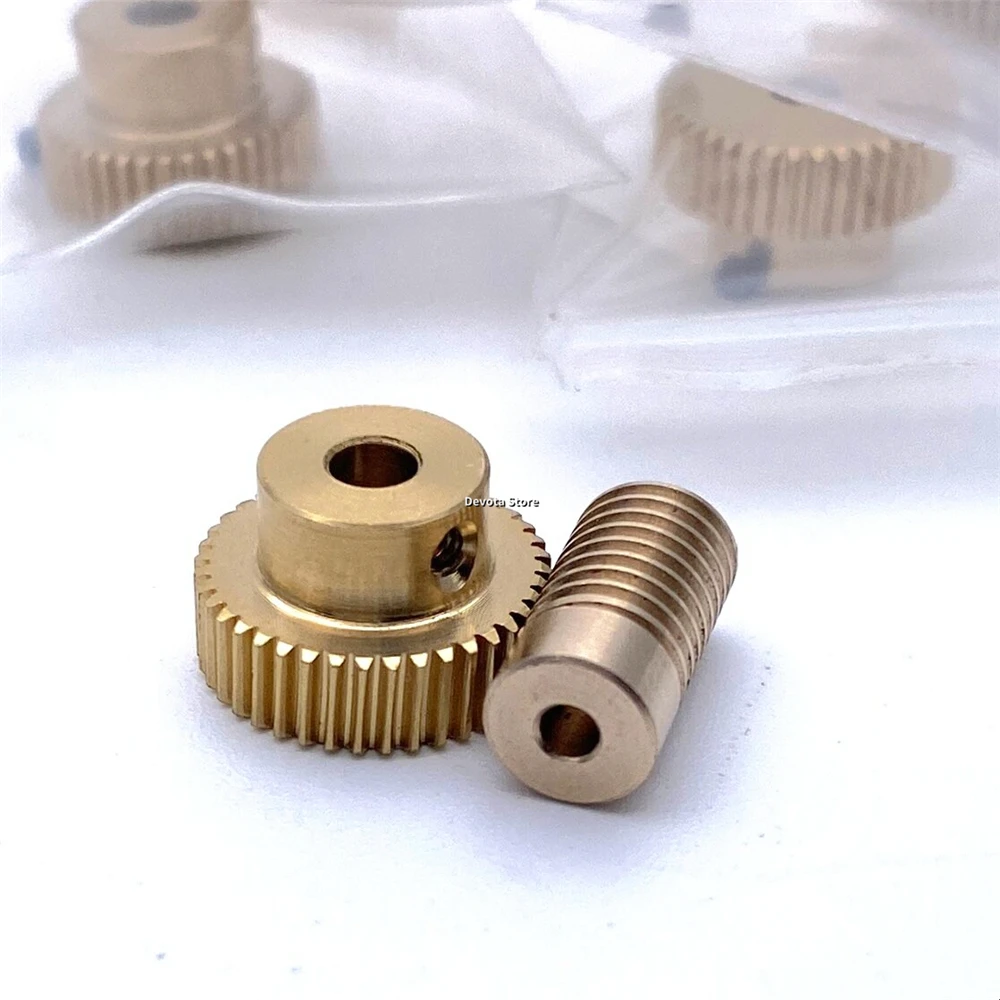 0.3M Mini Precision Worm Gear Reducer Transmitter 1:20 30 40 50 60 25 25 35 45 55 70 80 100 Teeth