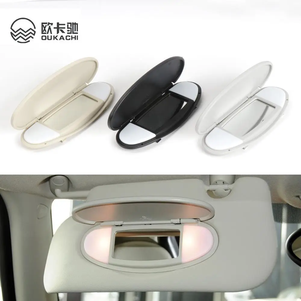 

For Mini R55 R56 R60 Car Interior Sun Shade Visor Makeup Cosmetic Mirror Cover For BMW MINI 51167316833