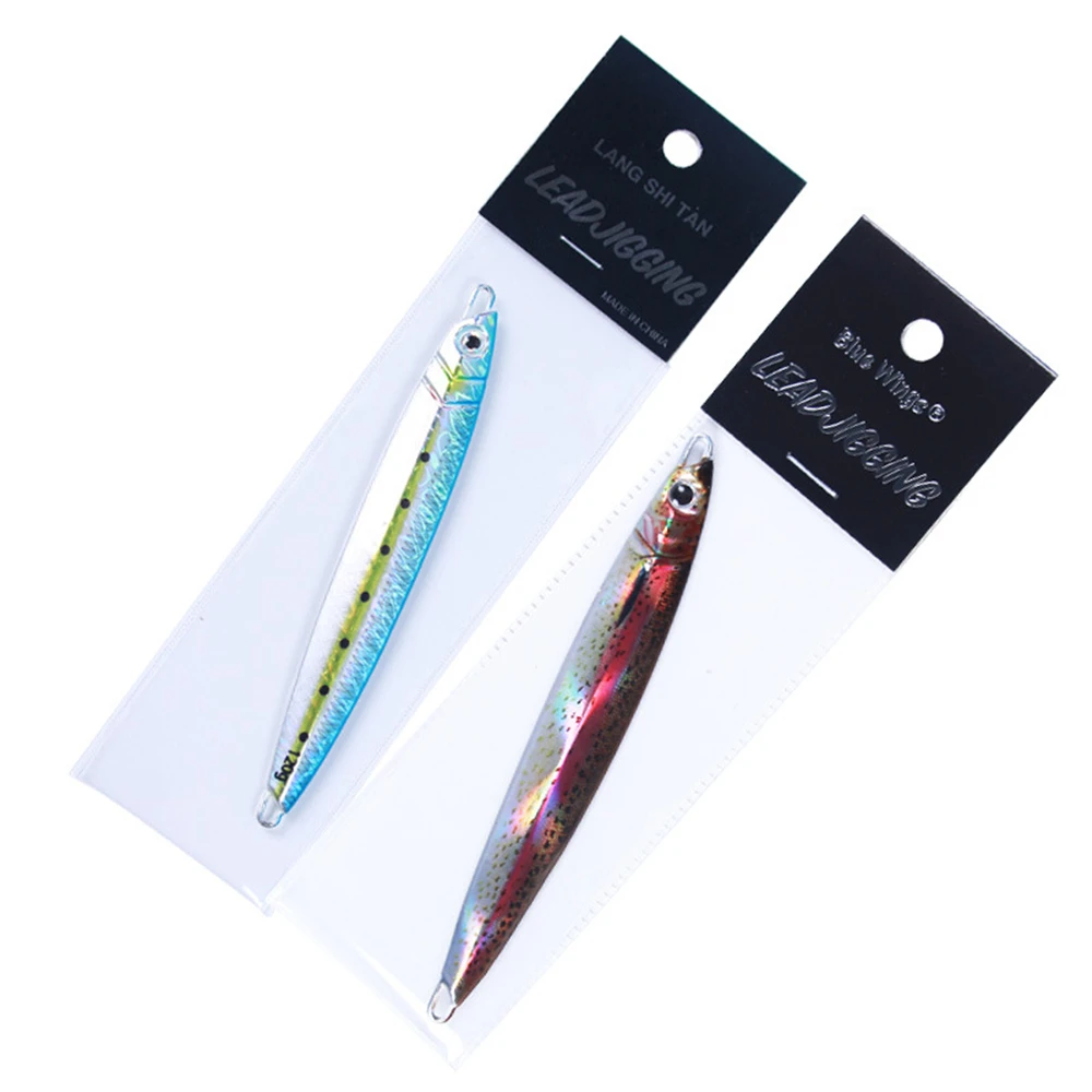 

40g Saltwater Metal Jig Lure Jigpara Slow Live Bait Live Saba Wflderby Fishing Shore Jigs Jigging Boat Sea Fishing