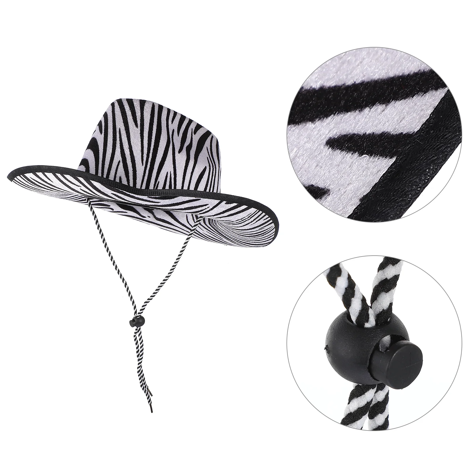 

Mens Hat Flat Hat Hat Cap Zebra Pattern Western Hat Outdoor Wide Hat Party Costume Hats Men Women