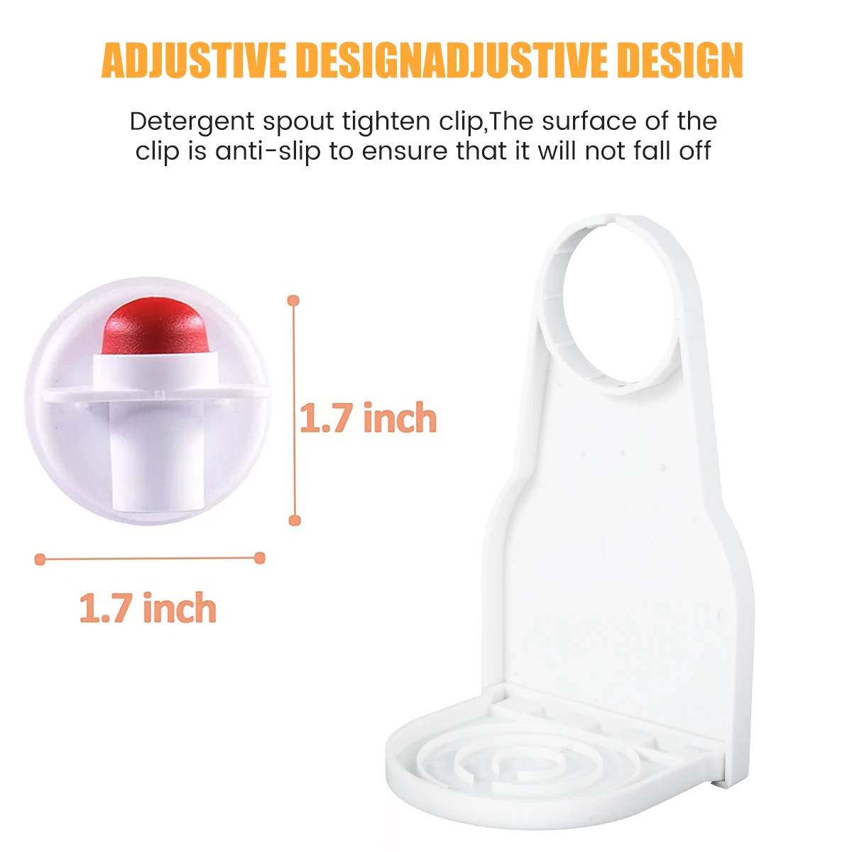 Detergent Cup Holder 2/4/6Pcs Anti-Slip Detergent Drip Catcher Laundry Holder Anti-spill Foldable Cup Storage Tray