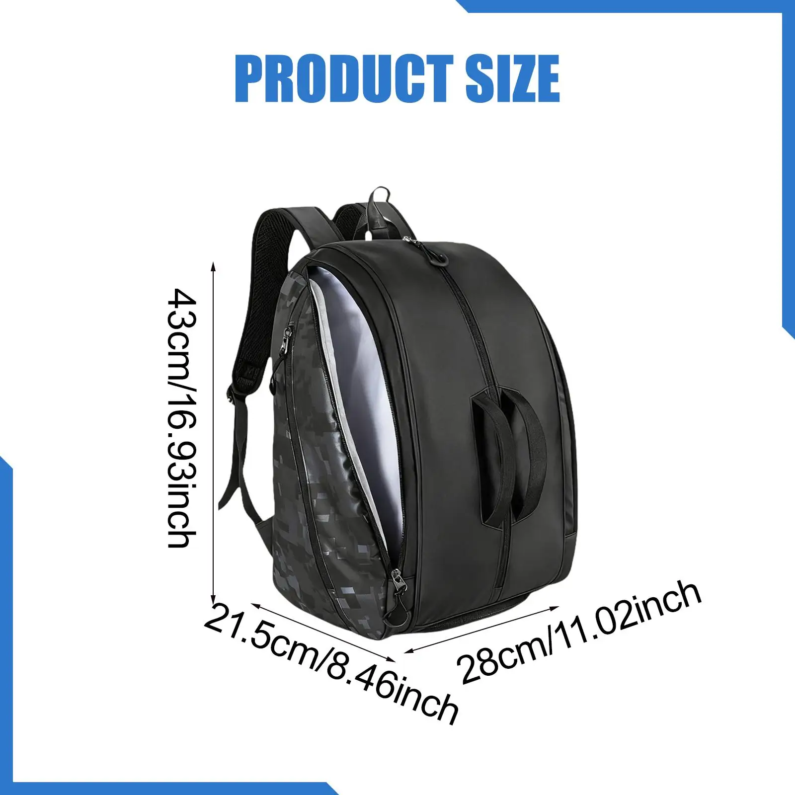 Pickleball Bag Padel Racket Backpack Large Capacity Sports Practical Waterproof Shoes Compartment Stylish Paddle Storage Bag Pickleball Bag Padel Racket Backpack Large Capacity Sports Practical Waterproof Shoes Compartment Stylish Paddle Storage Bag