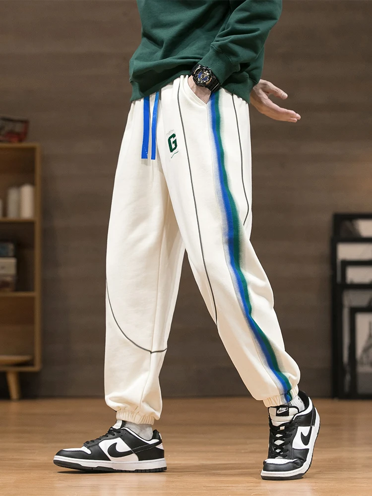 Joggers Sweatpants Plus Size 8XL sport jogging trousers fashionable wide leg pants fleece sweatpants wide leg pants fashion pants