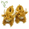 Highland Cattle Slippers Plush Scottish Cow Slippers Brown Fluffy Fur Home Slippers Winter Warm Kawaii Flat Animal Slides Shoes 1