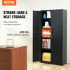 Metal Storage Cabinet Steel Locking Storage Cabinet with 2 Magnetic Doors and 4 Adjustable Shelves 71'' Metal 3