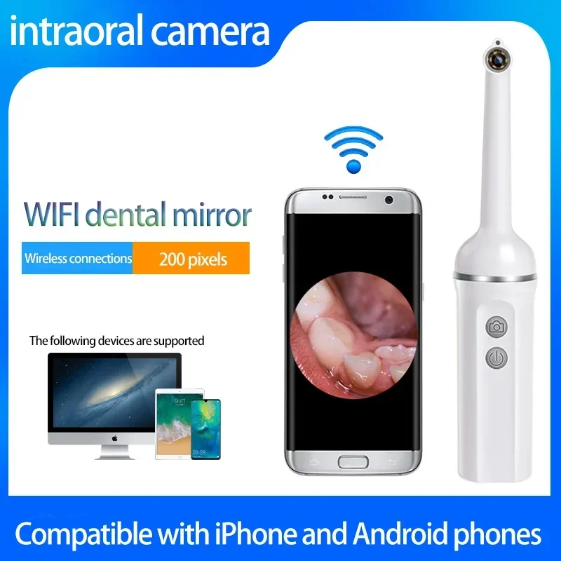 High-definition visual dental mirror oral endoscope dental analyzer wifi endoscope adult and children dental endoscope