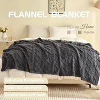 ltra-Soft 3D Plush 1pc Luxurious Fleece Blanket - Dense Weave for Exceptional Warmth, Cozy Flannel Throw 4
