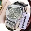 POEDAGAR Luxury Fashion Men Watch Stainless Steel Waterproof Luminous Quartz Male Clock Date Chronograph Military Men's Watches