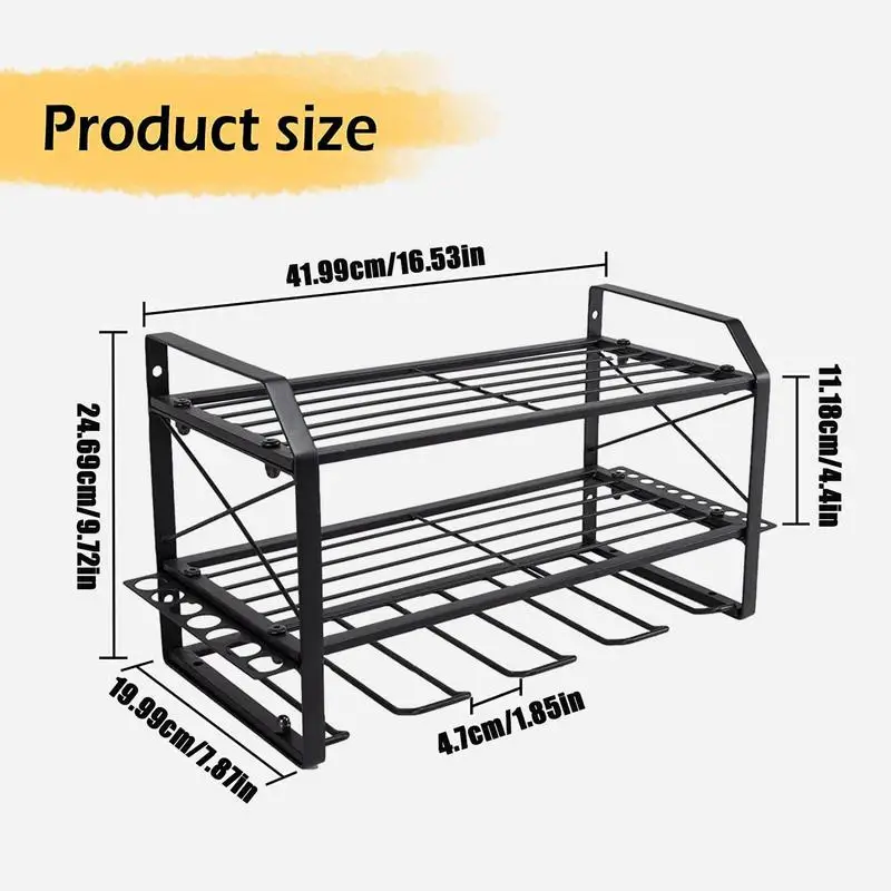 Electric Drill Power Tool Organizer Holder Wall Mount Rack Wrench Tool Workshop Screwdriver Power Storage Shelf Accessories tool organizer,wrench organizer,wrench holder,screwdriver organizer,power tool holder