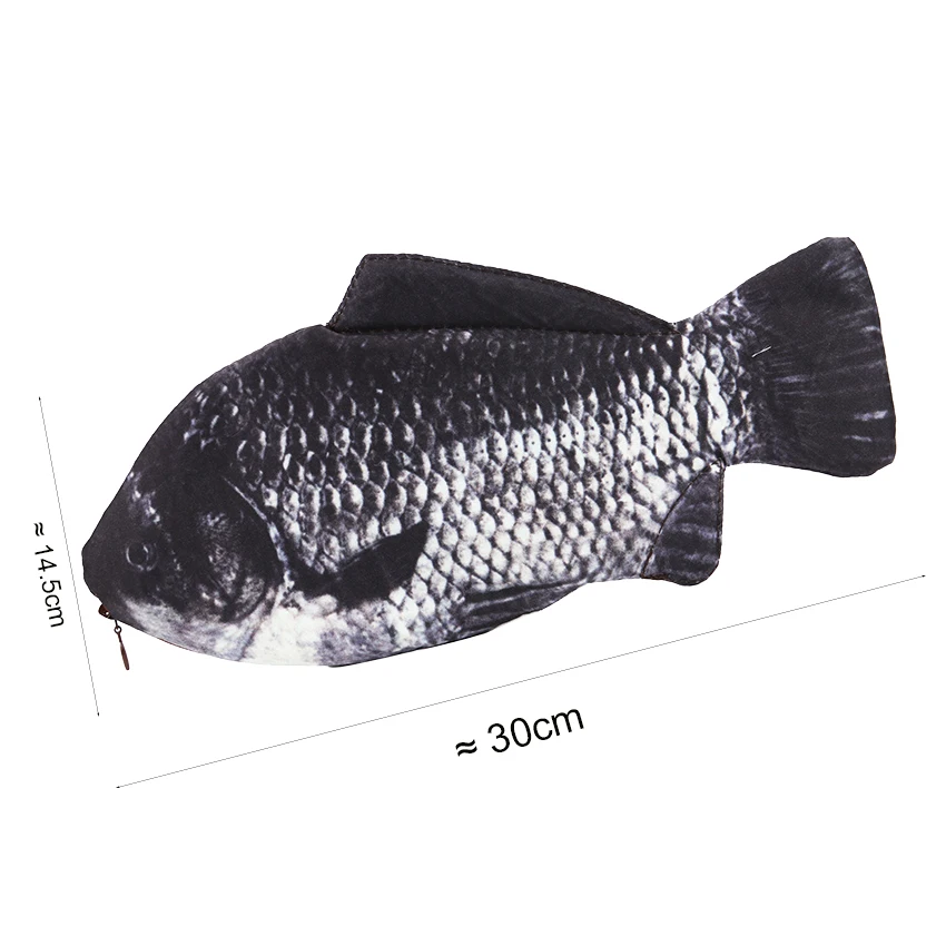 FISH SHAPE PENCIL Case Pen Bag Eye-Catching Friendly Design Simulation Of  Carp $11.02 - PicClick AU