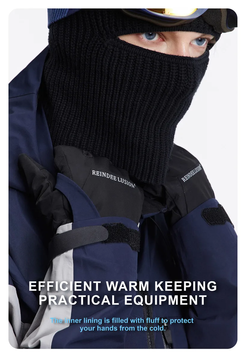 Reindee Lusion 22FW 3M Thinsulate warm gloves 3d bending design waterproof techwear gorpcore outdoor