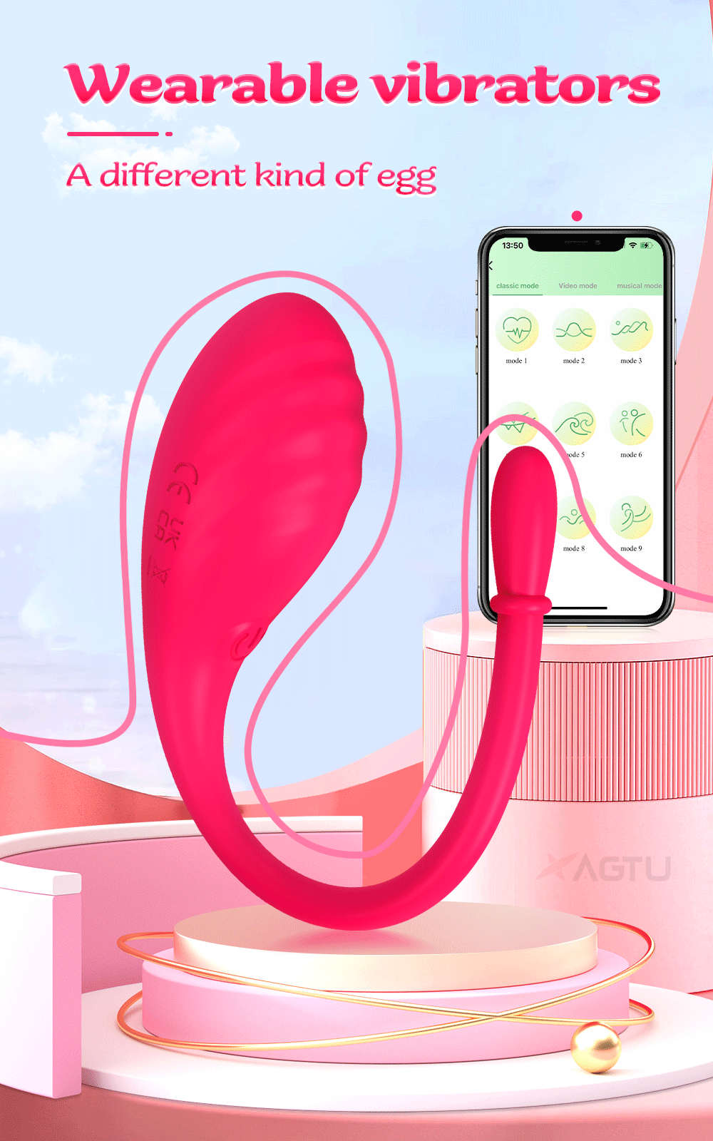 Δονητής Bluetooth APP Γυναικείο Ασύρματο Τηλεχειριστήριο Διεγερτής Κλειτορίδας Αυγού G Spot Massager Σεξουαλικά Παιχνίδια για Γυναίκες Ενήλικες_voghion.com