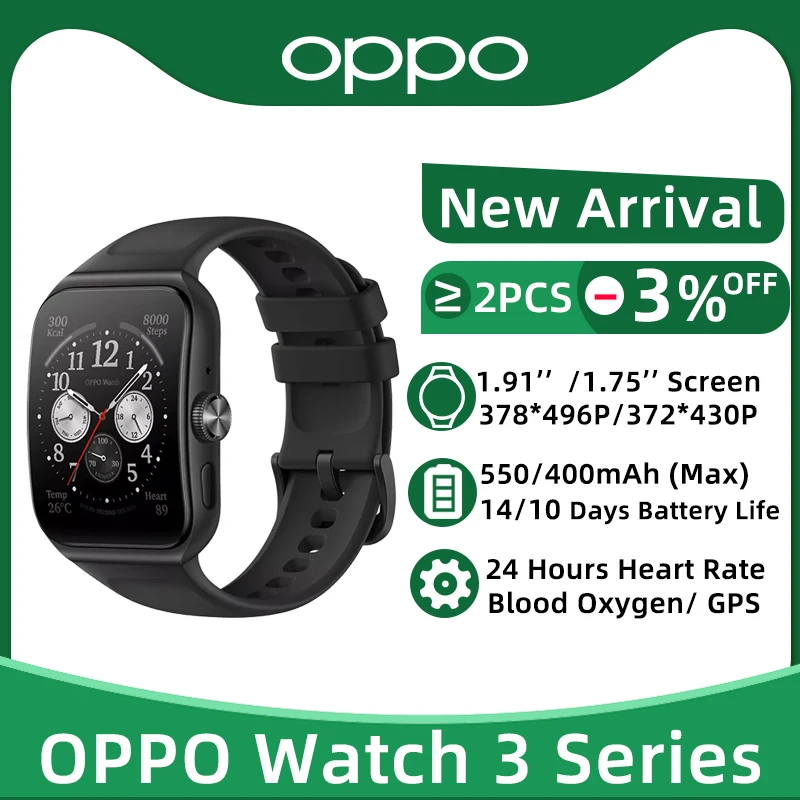 Oppo Watch 3 3 Pro Smart Watch Blood Oxygen Heart Rate Monitoring Watch