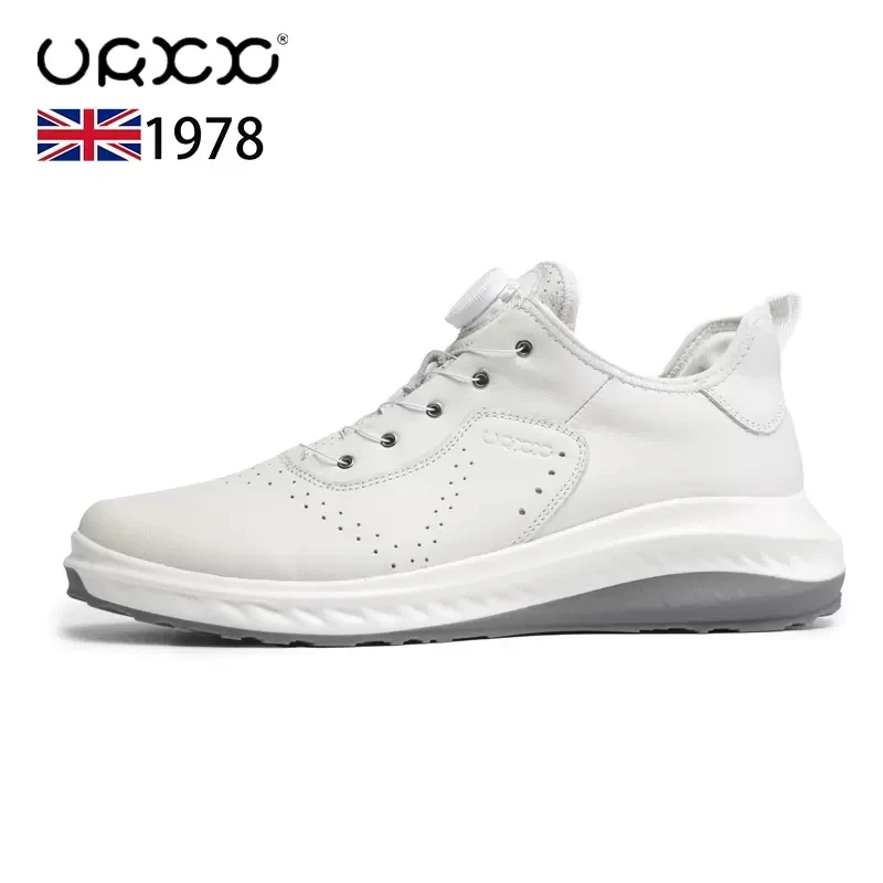 Business Casual Genuine Leather Men shoes Spring and Autumn soft bottom anti-skid shoes for men