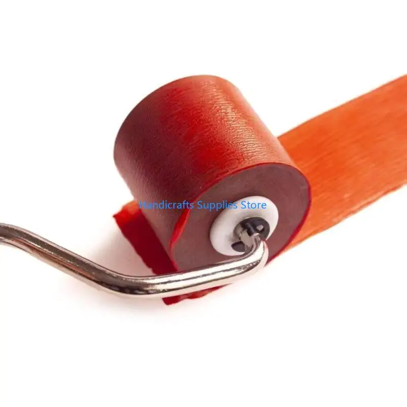R1WA 1/3Pcs 고무 Brayer 롤러, Printmaking 스탬핑을위한 부드러운 고무 롤러 나무 손잡이 인쇄 롤러 고무 Brayer 도구