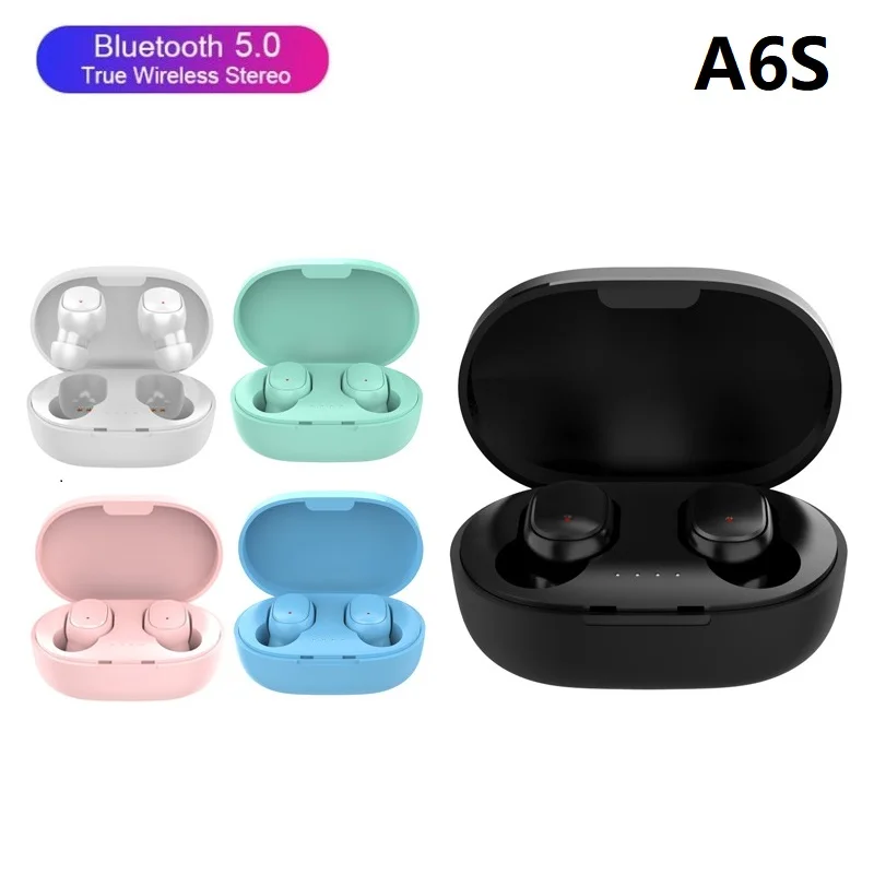 Беспроводные наушники A6s TWS Bluetooth-наушники спортивные наушники-вкладыши
