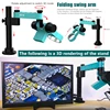 RF4 FO19 Microscope Metal Swing Arm Universal Telescopic 360 degree Single Arm Can Fixed Lifting Maintenance Detection Bracket 2