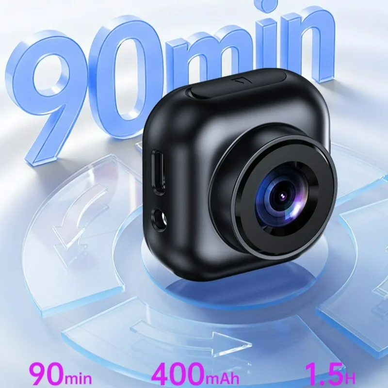 400만 화소 미니 카메라 라이딩 레코더 IOS 안드로이드용 OTG 130 ° 사이클링 및 오토바이용 광각 방수 포켓 카메라