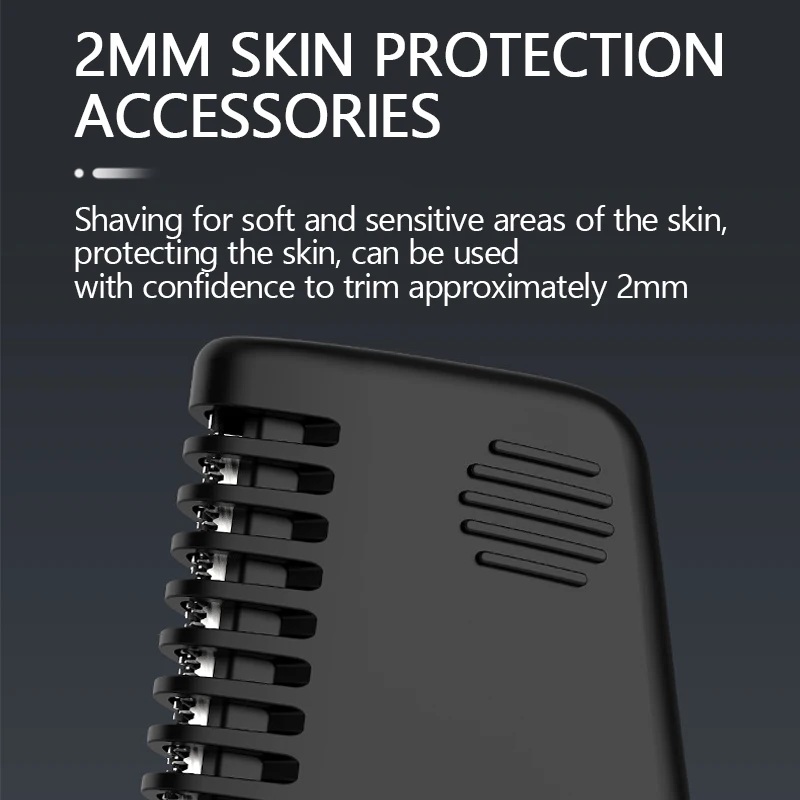 Resuxi New Men's Electric Body Hair Trimmer Multi Functional 3 in 1 Hair Clipper Shaver Set IPX5 Full Body Water Wash Clipper