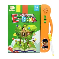 Baby Montessori Educational Toys  English Point Reading Machine book brinquedos Lectura  Jouet Enfant Voiced E-book Toy for kids 1