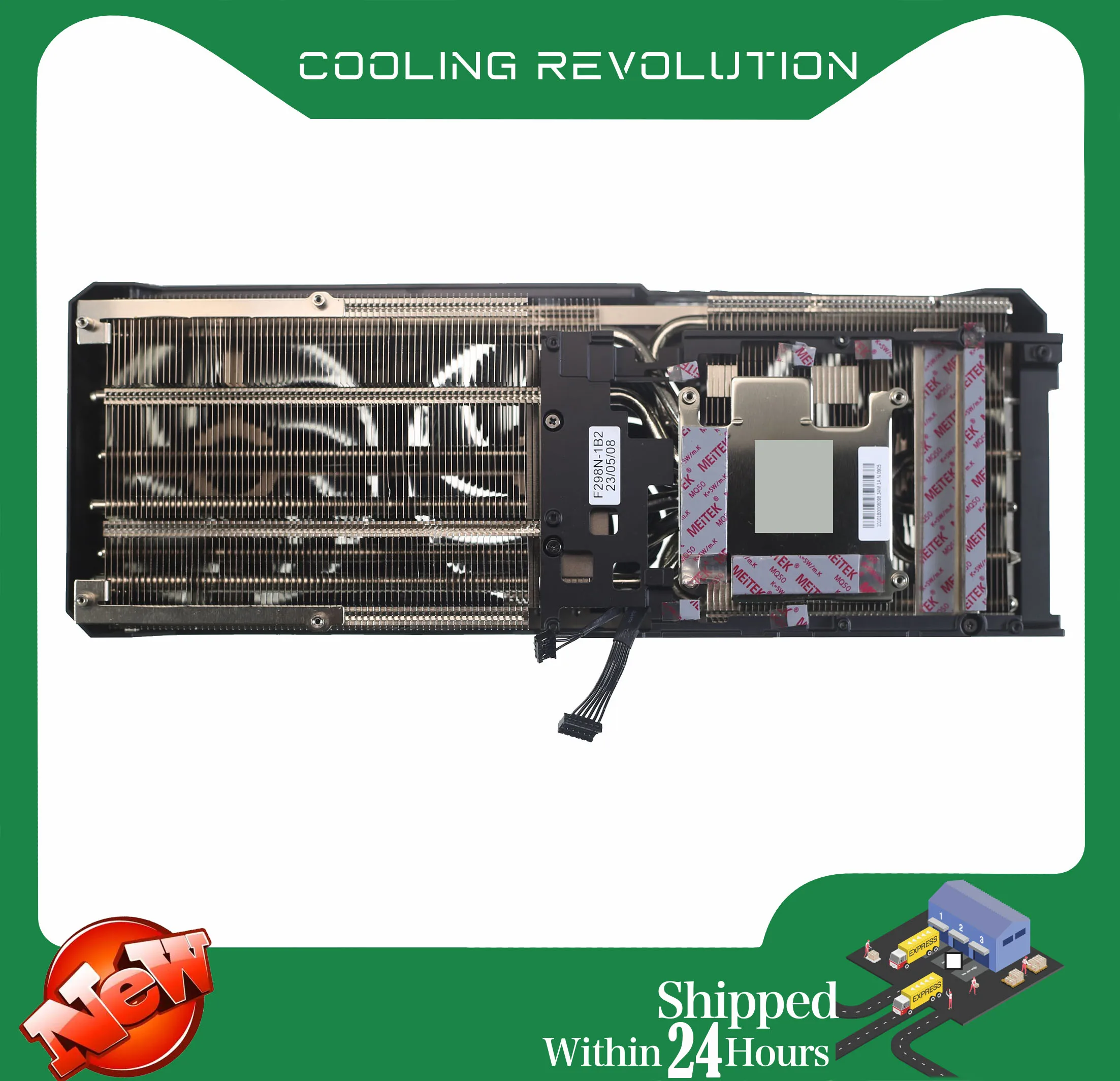 F298N-1B2 Scheda Grafica Dissipatore Di Calore E Ventola Per Palit Geforce Rtx 4070 4070 Ti 4080 Gamingpro Oc Cooler