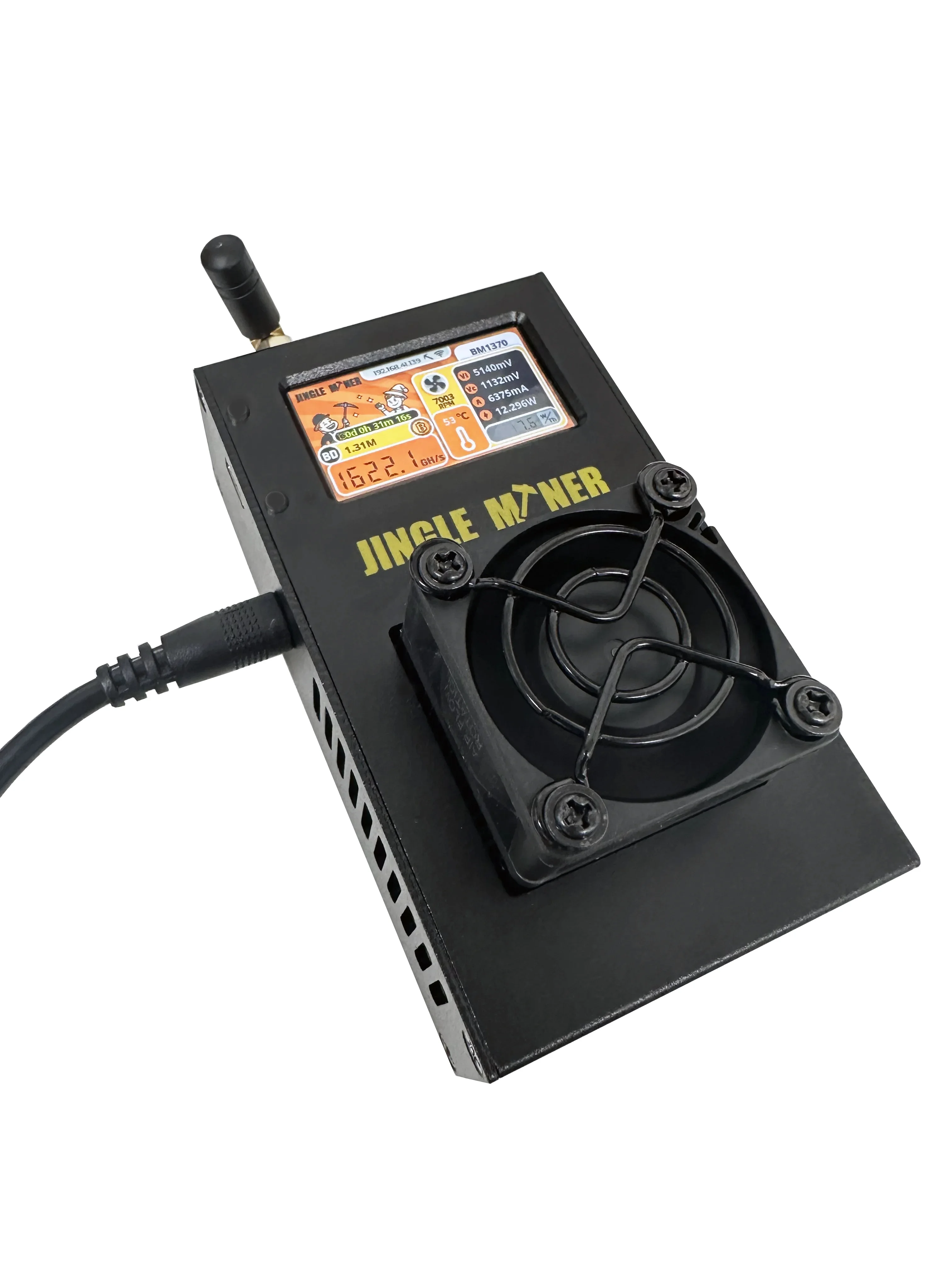 Jingle Solo Lite Bitcoins Miner BM1370 Asic Chip 1.2TH/s Solo Miner 5V DC  Good for Home Use BTC Miner Crypto BTC Solo Mining - AliExpress