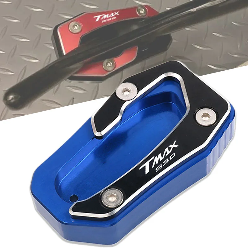 Motorcycle CNC Kickstand Extension Pad Support Plate Enlarge Foot Side Stand