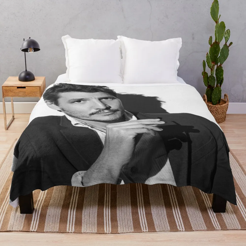 

Pedro Pascal Throw Blanket Custom Blanket Blanket For Sofa Tourist Blanket