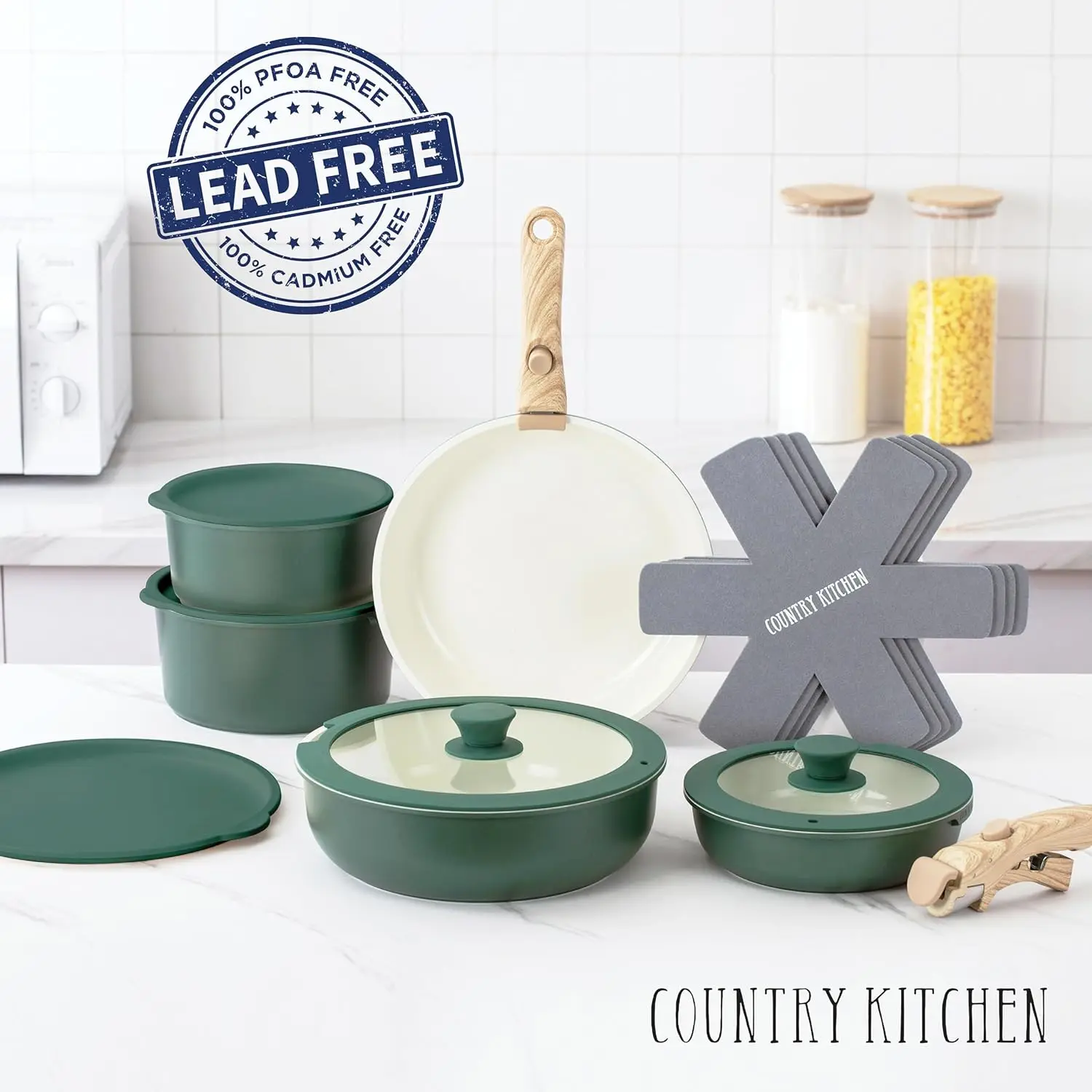 Country Kitchen 13 Piece Pots and … curated on LTK