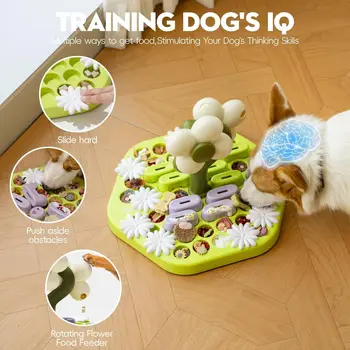MEWOOFUN Level 4 Dog Puzzle Toy Enrichment Toys for Dogs IQ Training Dog Slow Feeder Interactive Toys for All Breeds 2