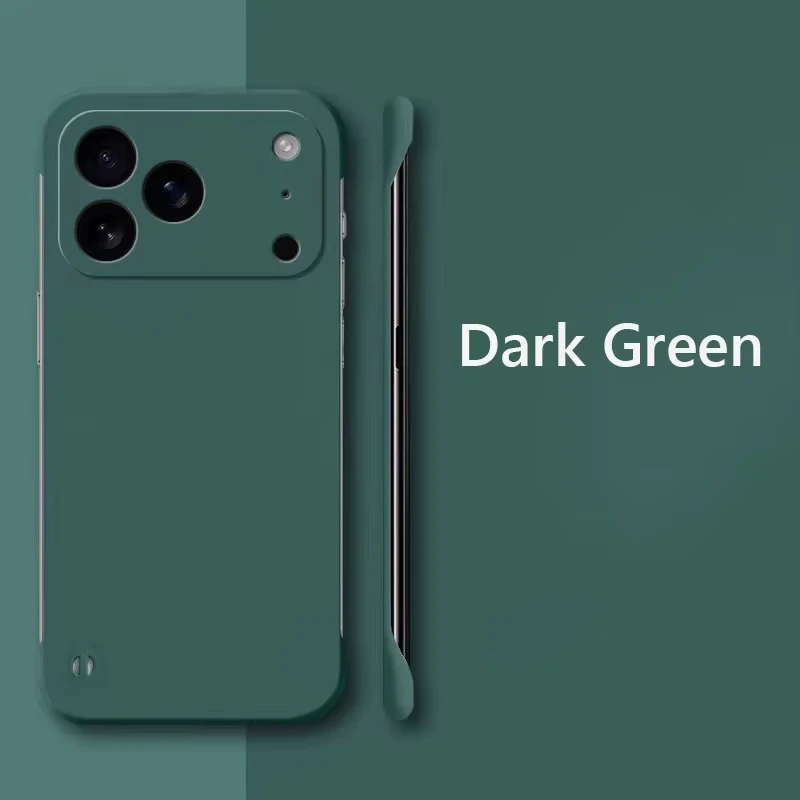 Borderless Ultra Slim Frosted Phone Case – Frameless Hard PC Design