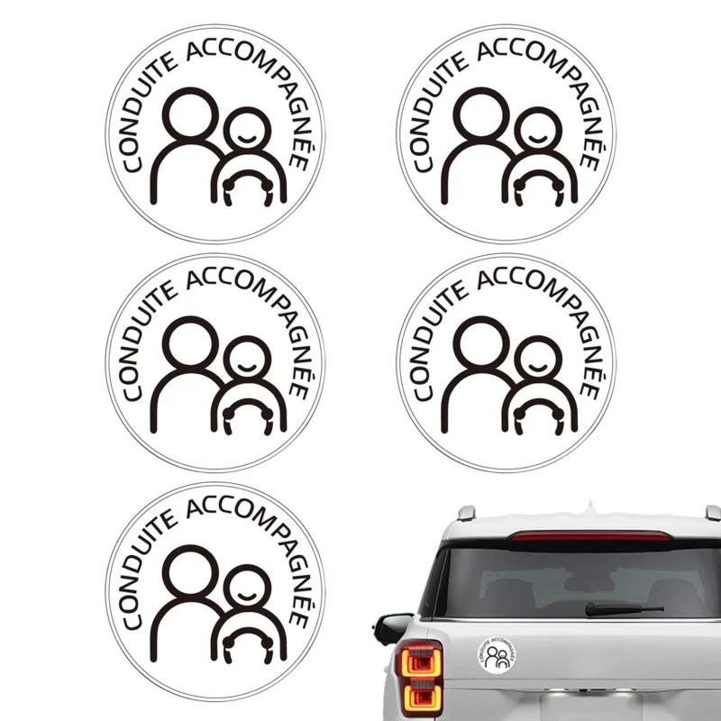Segni Magnetici Per Auto 5 Pezzi Segni Magnetici Per Studenti Per Auto Resistenti Al Sole Forte Adesivo Per Auto Per Veicoli Camion