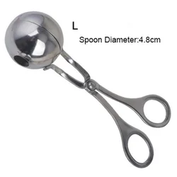 Stainless Steel Meatball & Rice Ball Shaper - Non-Stick Kitchen Tool (L)