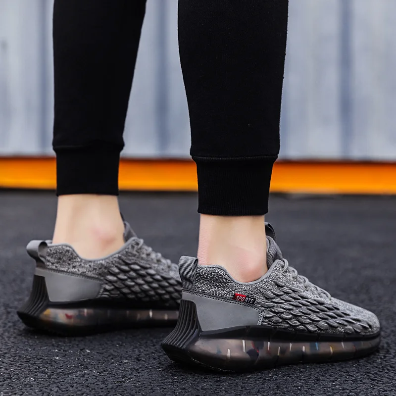 Scarpe da ginnastica sportive da corsa e da passeggio per uomo Scarpe da ginnastica con punta in acciaio Scarpe da ginnastica da esterno atletiche leggere con lacci_voghion.com