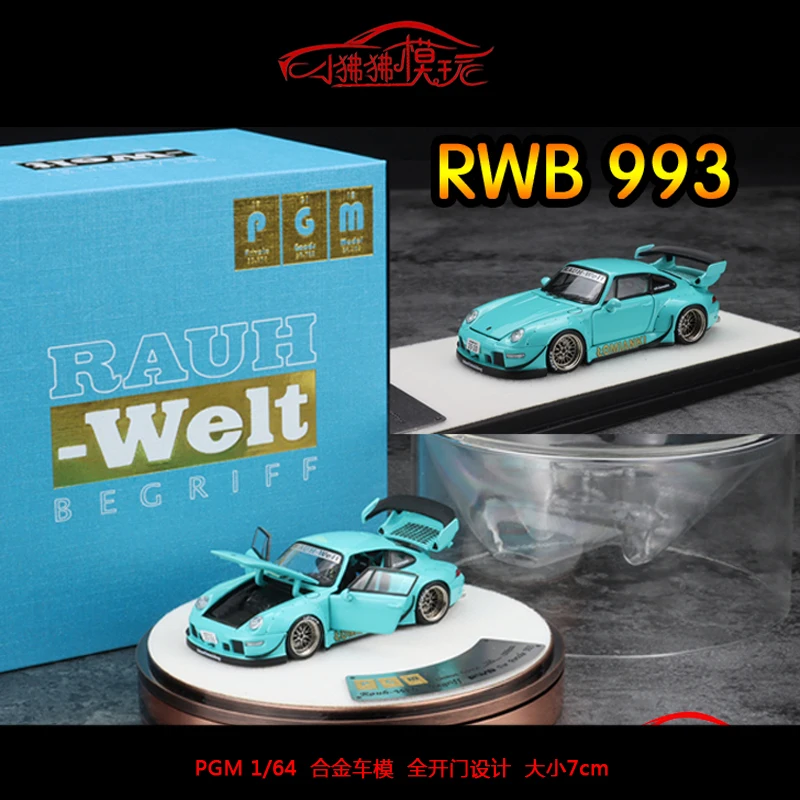 

PGM 1:64 911 модифицированный RWB 993 широкий корпус 964 сплав полнодверная модель автомобиля коллекционный подарок