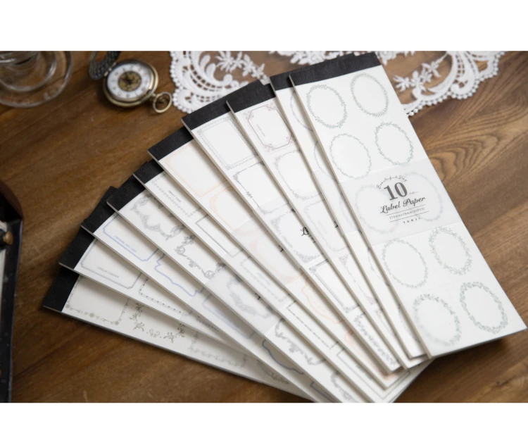 Yoofun 30 sheets Vintage Frame Memo Pads Basic Notepads Journal Scrapbooking Decor Material Retro Stationery School Office